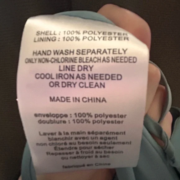 White by Vera Wang dusty baby blue V-Neck Pleated Maxi Dress - Picture 7 of 8